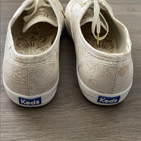 Keds x Papel Rifle Champion Jacquard Colette women’s sneakers size 9.5 - Picture 3 of 11